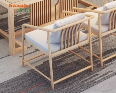 Bàn ghế phòng trà gỗ á đông phong cách và tinh tế BGN 014