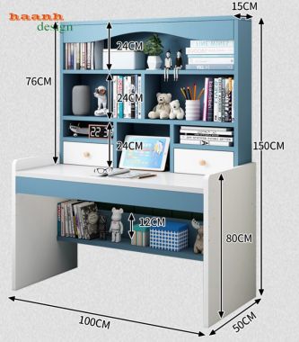 Bàn học tập gỗ công nghiệp cho trẻ em BHC 001