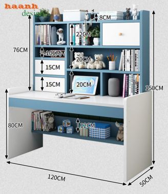 Bàn học tập gỗ công nghiệp cho trẻ em BHC 001