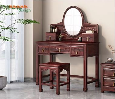 Bàn trang điểm giả cổ phong cách á đông BTD 002