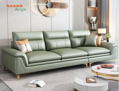 Sofa giả da phòng khách hiện đại chất lượng và sang trọng SFN 002