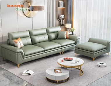 Sofa giả da phòng khách hiện đại chất lượng và sang trọng SFN 002