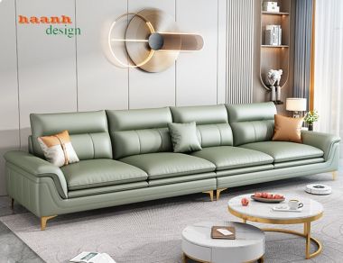 Sofa giả da phòng khách hiện đại chất lượng và sang trọng SFN 002