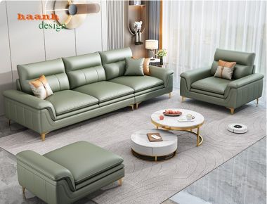 Sofa giả da phòng khách hiện đại chất lượng và sang trọng SFN 002