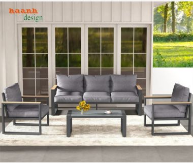 Sofa sắt ngoài trời tiện ích và bền lâu - SST 005