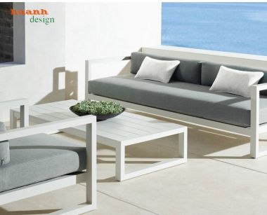 Sofa sắt sơn tĩnh điện ngoài trời SST001