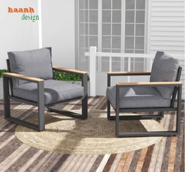 Sofa sắt ngoài trời tiện ích và bền lâu - SST 005