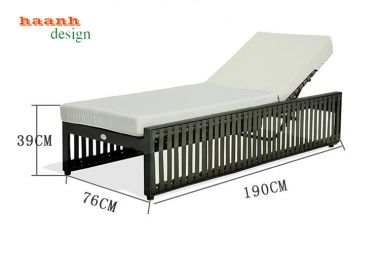 Sofa sắt sơn tĩnh điện ngoài trời công năng tiện ích SST 004