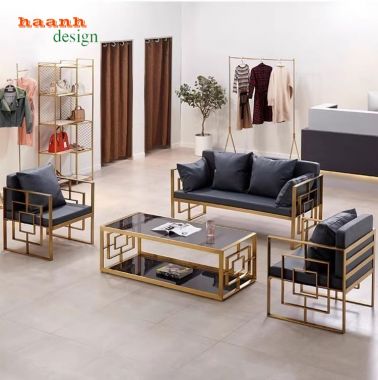 Sofa sắt sơn tĩnh điện phòng khách gia đình hiện đại SFS 003