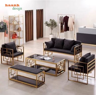 Sofa sắt sơn tĩnh điện phòng khách gia đình hiện đại SFS 003