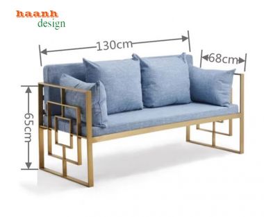 Sofa sắt sơn tĩnh điện phòng khách gia đình hiện đại SFS 003