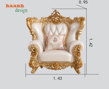 Sofa Phòng Khách Tân Cổ Điển Sang Trọng và Tiện Nghi-SFC 005