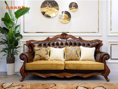 Sofa phòng khách tân cổ điển châu âu sản phẩm cao cấp. SFC 001