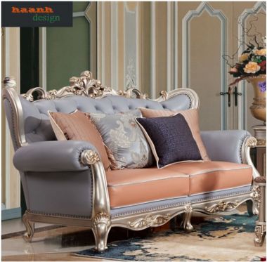 Bàn ghế sofa tân cổ điển châu âu đẳng cấp cho gia đình SFC 002